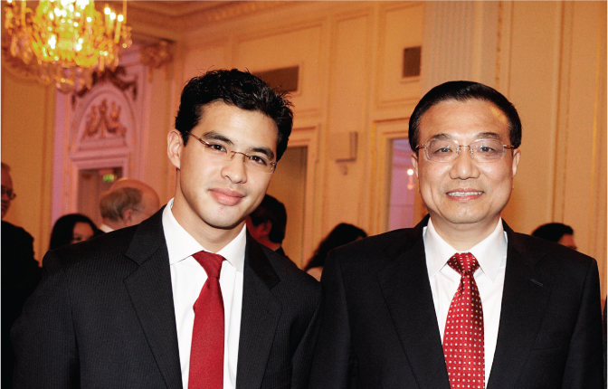 Daniel Jacoel and Chinese Premier Li Keqiang, 2011